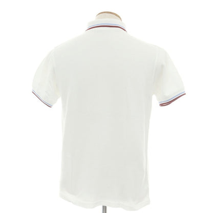 【中古】フレッドペリー FRED PERRY コットン 鹿の子 半袖ポロシャツ ホワイト【 38 】【 状態ランクC 】【 メンズ 】