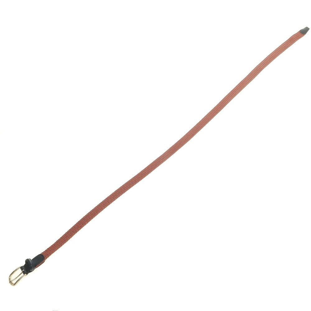 【中古】アンダーソンズ Andersons メッシュ ベルト オレンジxネイビー【 L 】【 状態ランクB 】【 メンズ 】