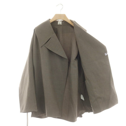 【中古】パン pan ウール トレンチコート グレイッシュカーキ【 M 】【 状態ランクB 】【 メンズ 】