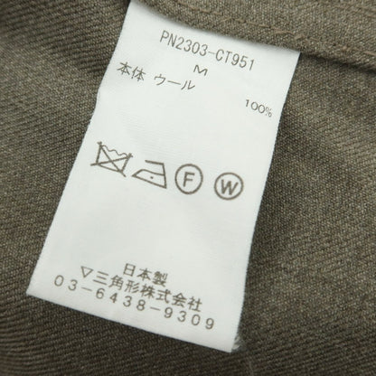 【中古】パン pan ウール トレンチコート グレイッシュカーキ【 M 】【 状態ランクB 】【 メンズ 】