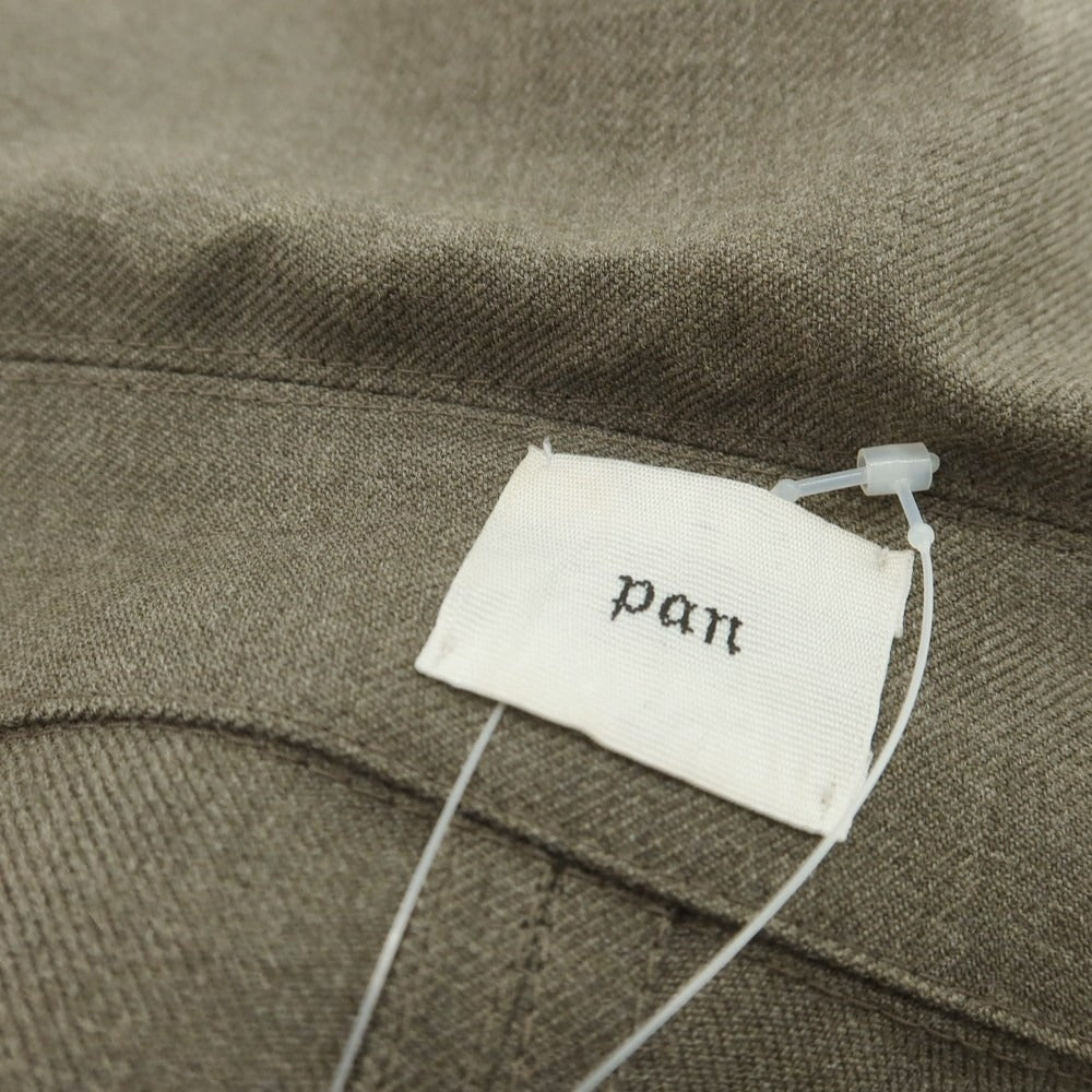 【中古】パン pan ウール トレンチコート グレイッシュカーキ【 M 】【 状態ランクB 】【 メンズ 】