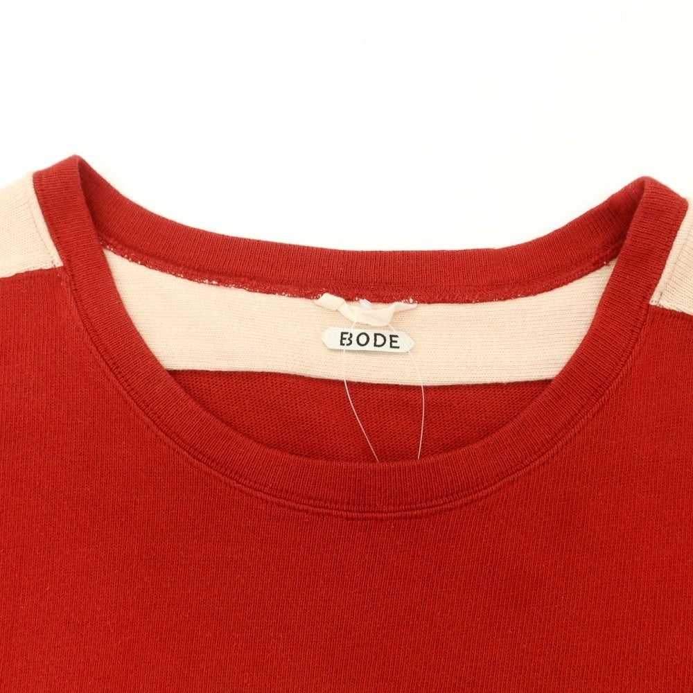 【中古】ボーディ BODE コットン スウェット レッド【 L 】【 状態ランクB 】【 メンズ 】