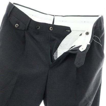 【中古】ピーティートリノ PT TORINO TECHNO WASHABLE WOOL ストレッチ ポリエステルウール ドレススラックスパンツ チャコール【 48 】【 状態ランクB 】【 メンズ 】