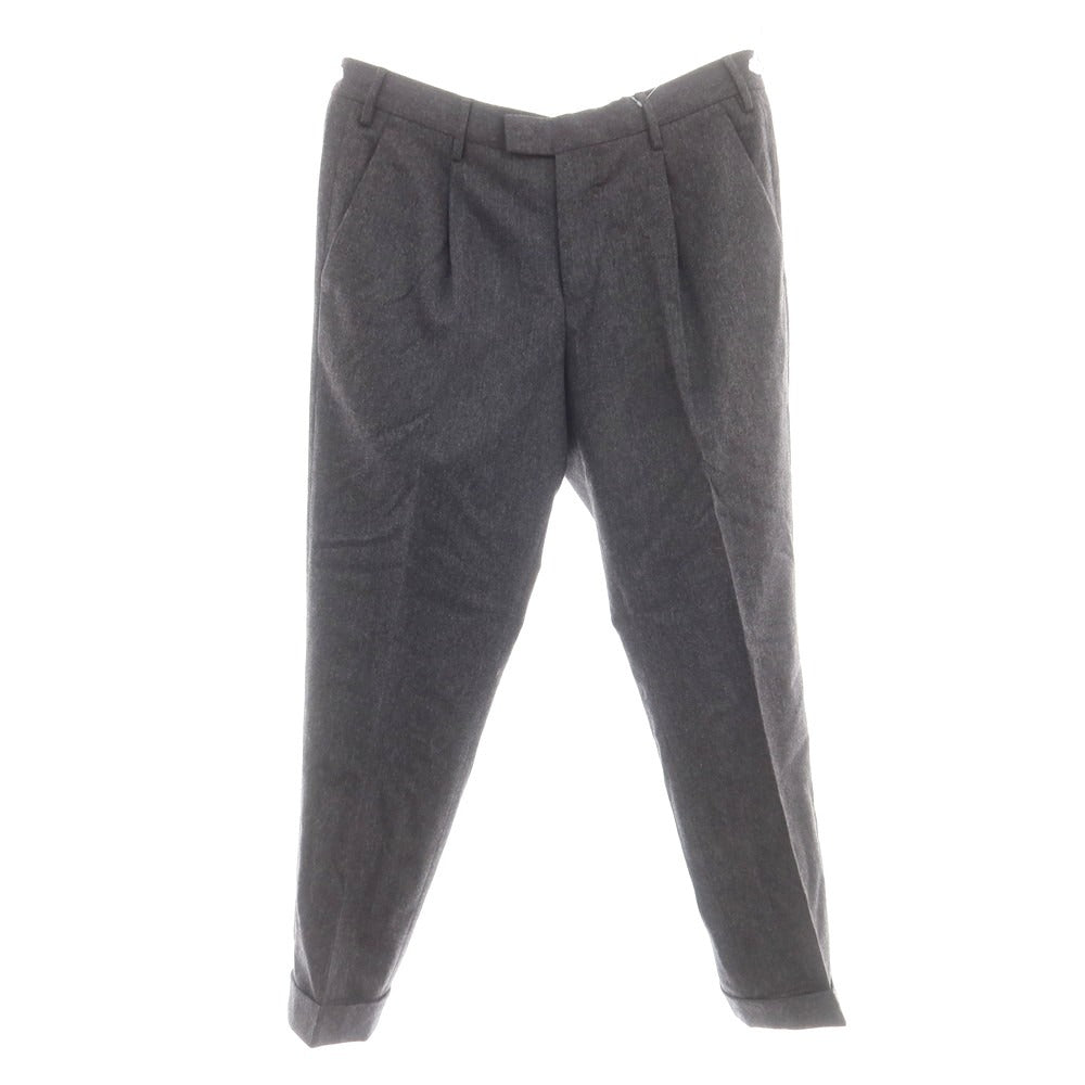 【中古】ピーティートリノ PT TORINO ストレッチウール ドレススラックスパンツ ダークグレー【 48 】【 状態ランクB 】【 メンズ 】