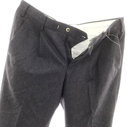 【中古】ピーティートリノ PT TORINO ストレッチウール ドレススラックスパンツ ダークグレー【 48 】【 状態ランクB 】【 メンズ 】