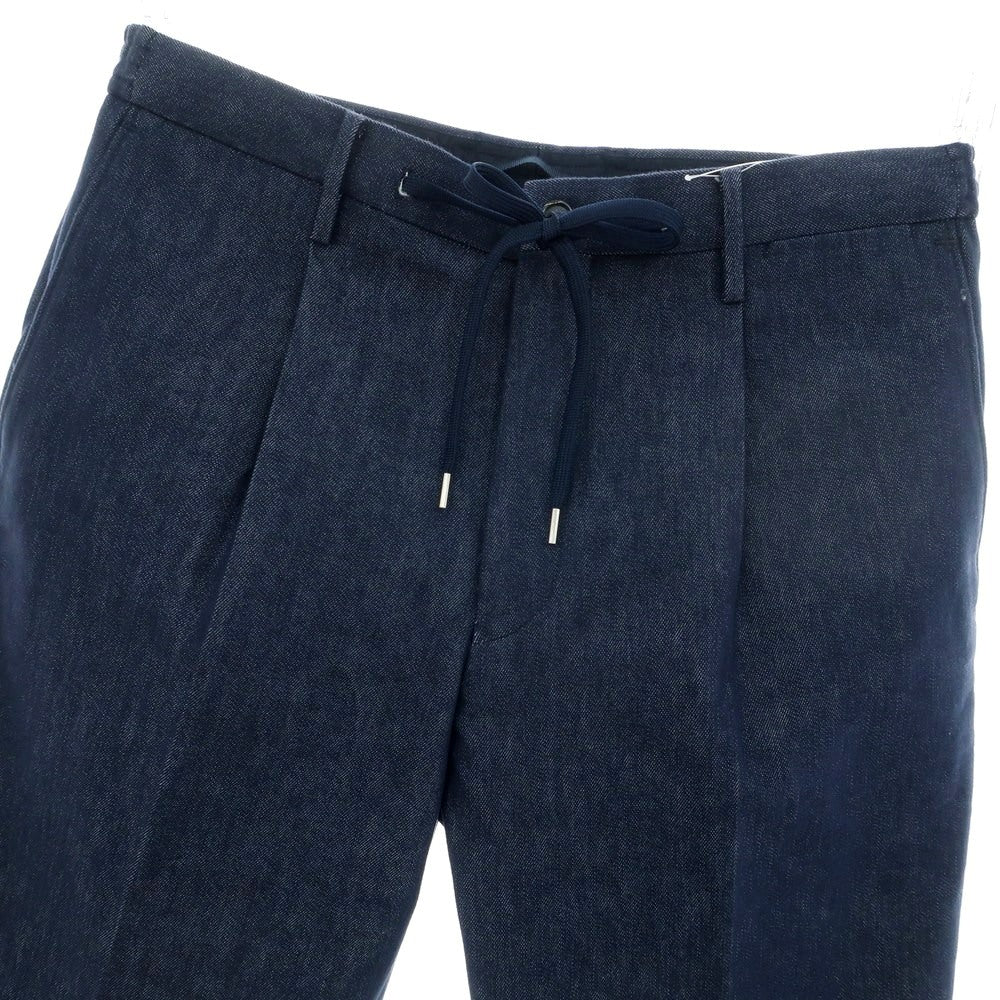 【中古】クロスクローゼット crossclothet コットンポリエステル デニム イージースラックスパンツ ネイビー【 3 】【 状態ランクA 】【 メンズ 】