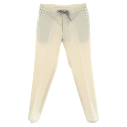【中古】ザ チノ リヴァイブド THE CHINO REVIVED コットンポリエステル シアサッカー チェック イージースラックスパンツ ライトベージュ系【 85 】【 状態ランクA 】【 メンズ 】