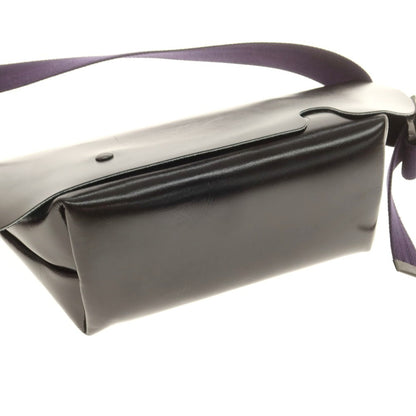 【中古】ユニアンドコー Uni&amp;co レザー ショルダーバッグ ブラック【 状態ランクB 】【 メンズ 】