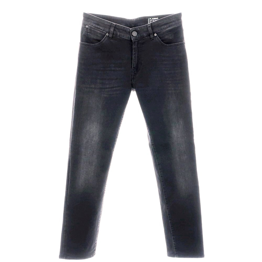 【中古】ピーティートリノ デニム PT TORINO DENIM SWING ストレッチ コットンレーヨンポリエステル デニムパンツ ブラック【 30 】【 状態ランクB 】【 メンズ 】