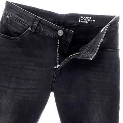 【中古】ピーティートリノ デニム PT TORINO DENIM SWING ストレッチ コットンレーヨンポリエステル デニムパンツ ブラック【 30 】【 状態ランクB 】【 メンズ 】