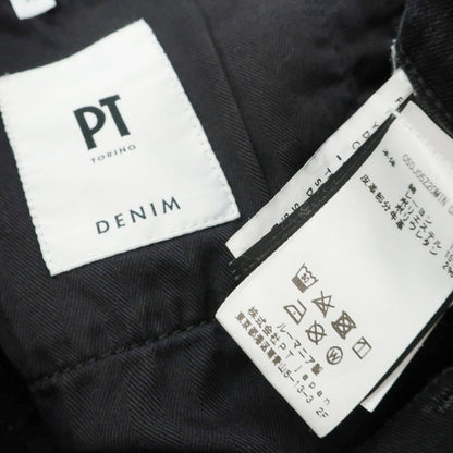 【中古】ピーティートリノ デニム PT TORINO DENIM SWING ストレッチ コットンレーヨンポリエステル デニムパンツ ブラック【 30 】【 状態ランクB 】【 メンズ 】