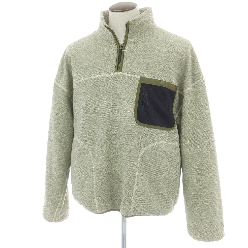 【中古】サタデーズ ニューヨークシティ Saturdays NYC ポリエステル フリースジャケット オリーブ【サイズL】【 状態ランクB 】【 メンズ 】[DPD]