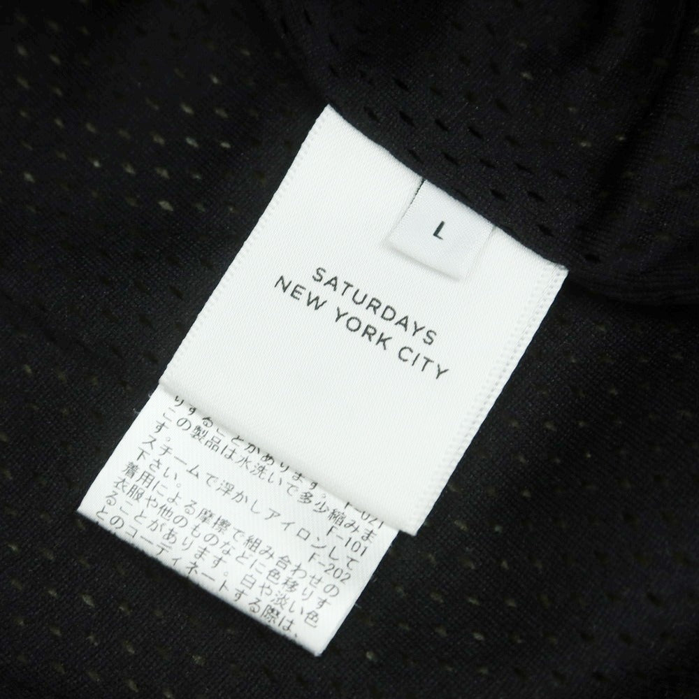 【中古】サタデーズ ニューヨークシティ Saturdays NYC ポリエステル フリースジャケット オリーブ【サイズL】【 状態ランクB 】【 メンズ 】[DPD]