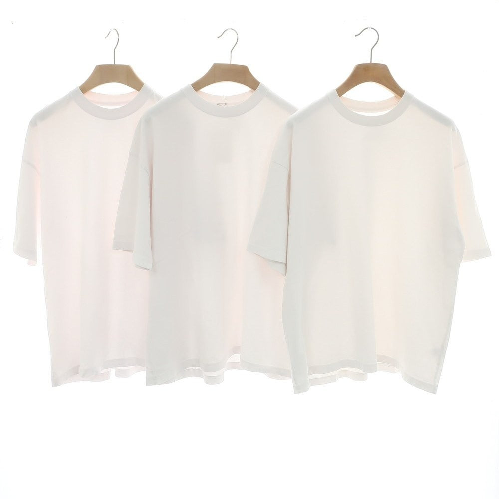 【中古】ヘビーウェイトコレクションズ HEAVYWEIGHT COLLECTIONS 3枚セット コットン クルーネック 半袖Ｔシャツ ホワイト【 M 】【 状態ランクC 】【 メンズ 】
