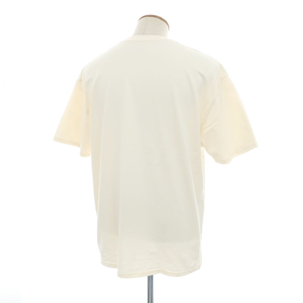 【中古】サタデーズ ニューヨークシティ Saturdays NYC コットン クルーネック 半袖Ｔシャツ アイボリー系【サイズM】【 状態ランクB 】【 メンズ 】[EPD]