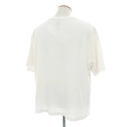 【中古】イズネス is-ness コットン オーバーサイズ クルーネック 半袖Ｔシャツ ホワイト【 F 】【 状態ランクD 】【 メンズ 】