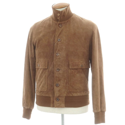 【中古】ヴァルスタリーノ VALSTARINO ゴートスキンスエード ヴァルスタリーノブルゾン ブラウン【 46 】【 状態ランクB 】【 メンズ 】