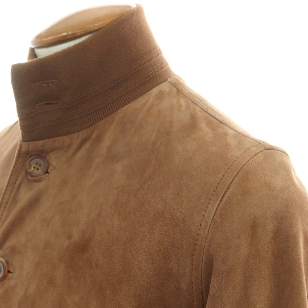 【中古】ヴァルスタリーノ VALSTARINO ゴートスキンスエード ヴァルスタリーノブルゾン ブラウン【 46 】【 状態ランクB 】【 メンズ 】