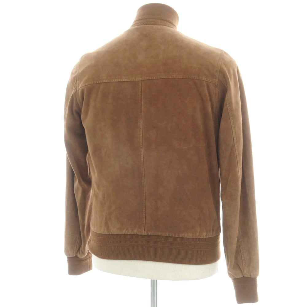 【中古】ヴァルスタリーノ VALSTARINO ゴートスキンスエード ヴァルスタリーノブルゾン ブラウン【 46 】【 状態ランクB 】【 メンズ 】