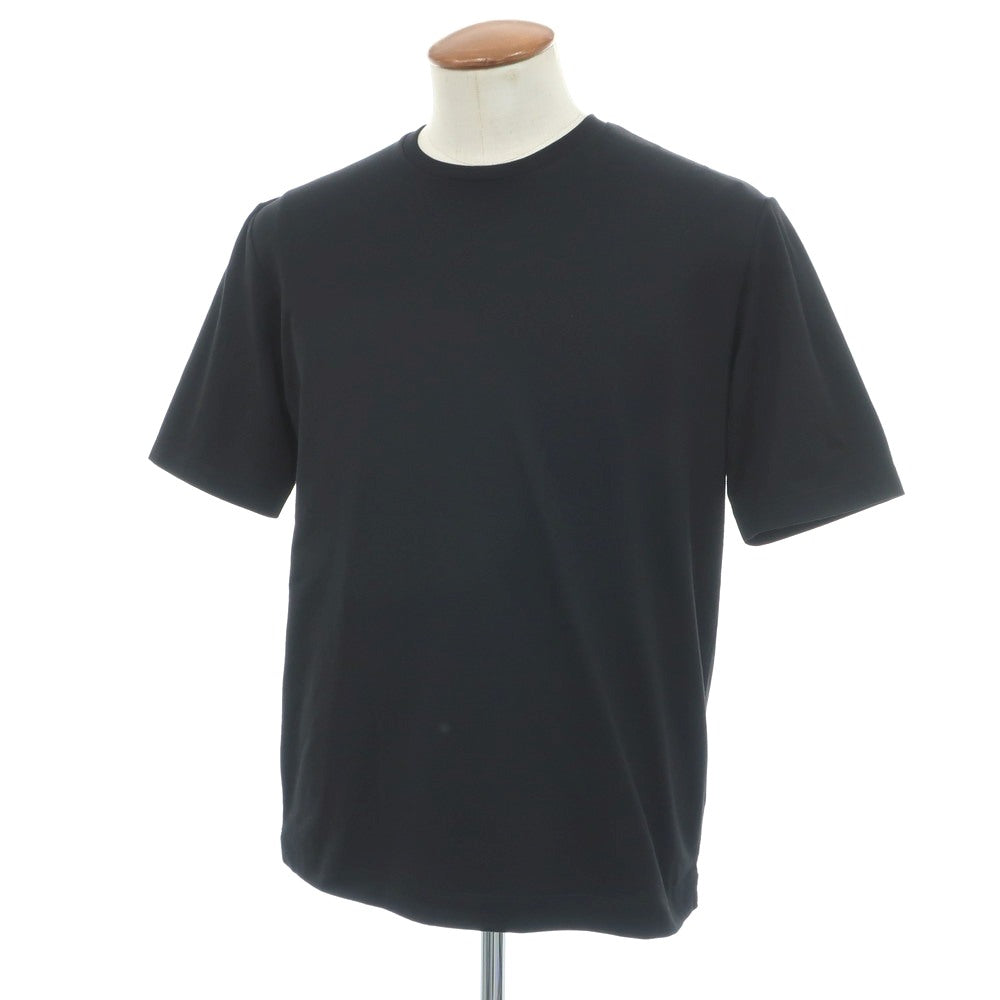 【中古】スリードッツ three dots コットンポリエステル クルーネック 半袖Ｔシャツ ブラック【 M 】【 状態ランクB 】【 メンズ 】