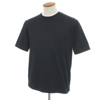 【中古】スリードッツ three dots コットンポリエステル クルーネック 半袖Ｔシャツ ブラック【 M 】【 状態ランクB 】【 メンズ 】