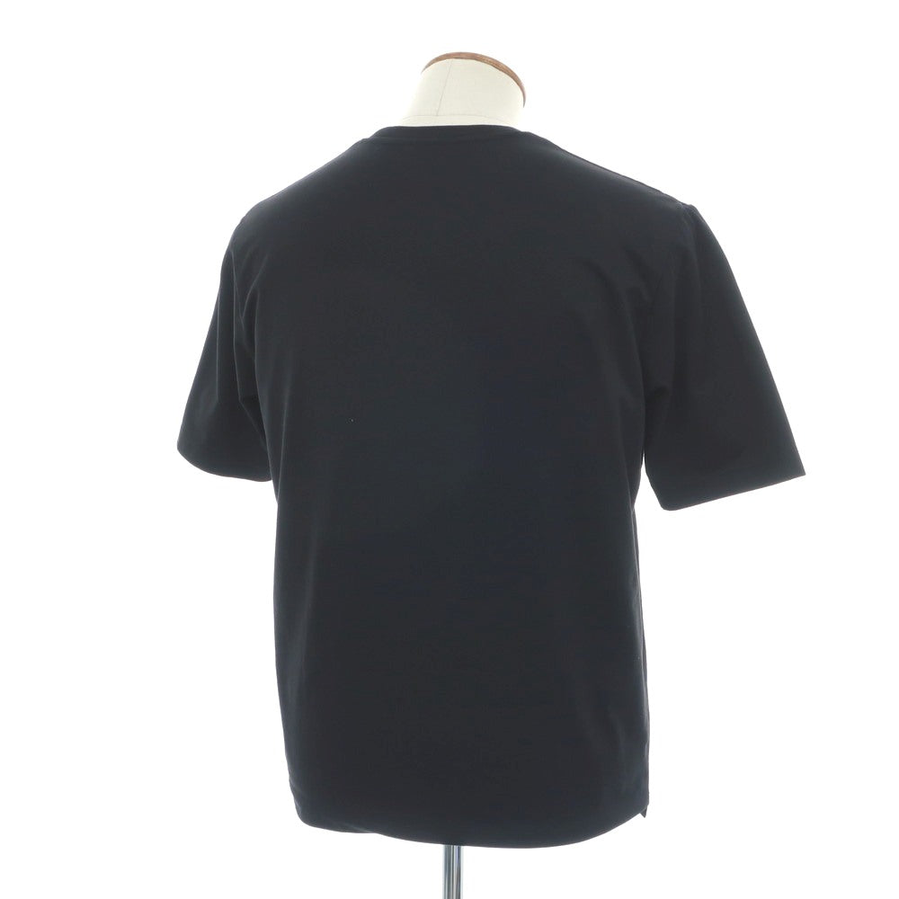 【中古】スリードッツ three dots コットンポリエステル クルーネック 半袖Ｔシャツ ブラック【 M 】【 状態ランクB 】【 メンズ 】