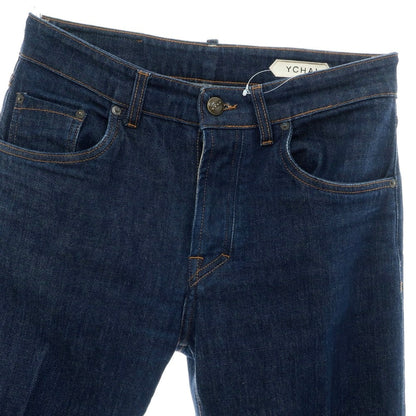 【中古】イカイ YCHAI ストレッチ コットン ジーンズ デニムパンツ ネイビー【 32 】【 状態ランクB 】【 メンズ 】