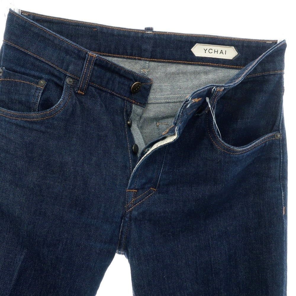 【中古】イカイ YCHAI ストレッチ コットン ジーンズ デニムパンツ ネイビー【 32 】【 状態ランクB 】【 メンズ 】