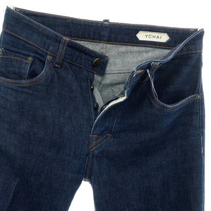 【中古】イカイ YCHAI ストレッチ コットン ジーンズ デニムパンツ ネイビー【 32 】【 状態ランクB 】【 メンズ 】