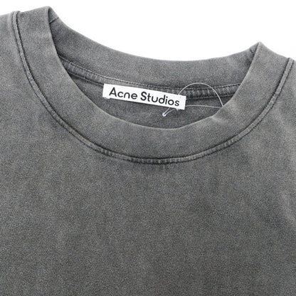 【中古】アクネストゥディオズ ACNE STUDIOS 2025年春夏 コットン クルーネック 半袖Ｔシャツ フェイテッドブラック【 XL 】【 状態ランクB 】【 メンズ 】