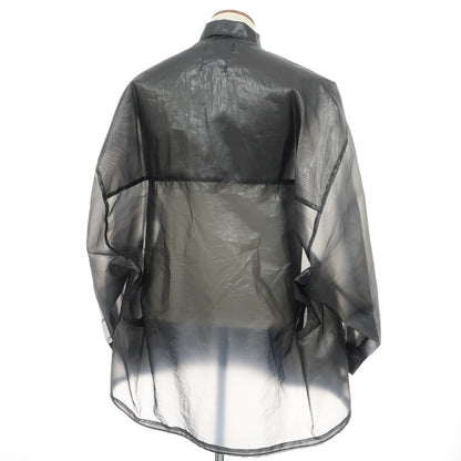 【中古】【未使用】アンリアレイジ ANREALAGE 2025年春夏 WINDPROOF ORGANDY SHIRTS ポリエステル カジュアルシャツ ブラック【 46 】【 状態ランクS 】【 メンズ 】