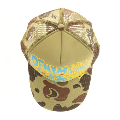 【中古】キャピタル KAPITAL ポリエステル キャップ カーキxブラウン【 F 】【 状態ランクA 】【 メンズ 】
