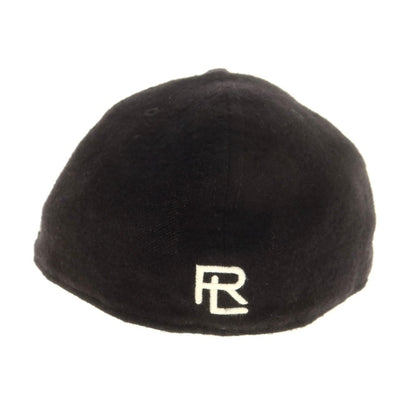 【中古】ラルフローレン パープルレーベル RalphLauren Collection Purple Label × NEW ERA カシミヤ キャップ ブラック【 7 3/8 】【 状態ランクA 】【 メンズ 】