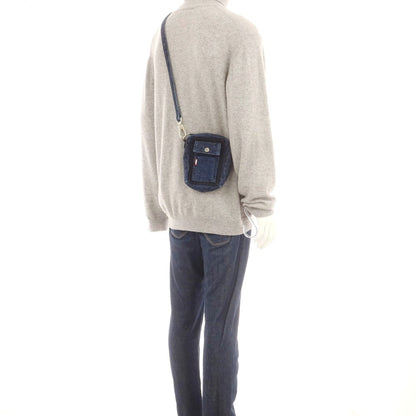 【中古】サムライ ジーンズ SAMURAI JEANS インディゴデニム ミニ ショルダーバッグ ネイビー【 状態ランクB 】【 メンズ 】