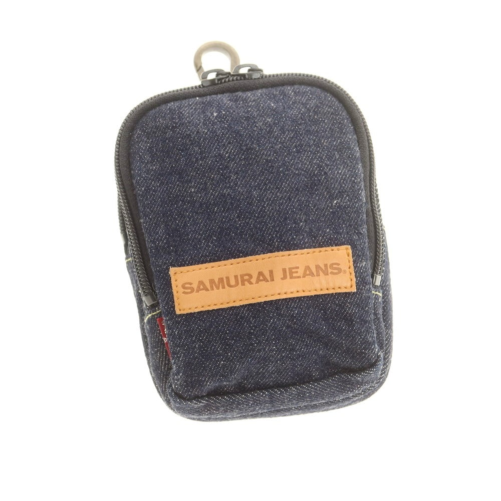 【中古】サムライ ジーンズ SAMURAI JEANS デニム ベルト ポーチ ネイビー【 状態ランクB 】【 メンズ 】
