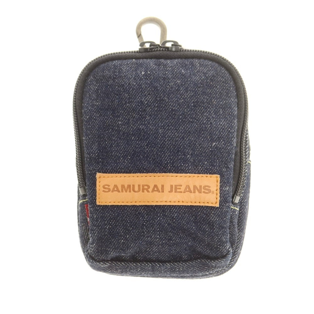 【中古】サムライ ジーンズ SAMURAI JEANS デニム ベルト ポーチ ネイビー【 状態ランクB 】【 メンズ 】