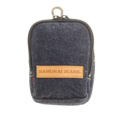 【中古】サムライ ジーンズ SAMURAI JEANS デニム ベルト ポーチ ネイビー【 状態ランクB 】【 メンズ 】