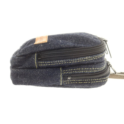 【中古】サムライ ジーンズ SAMURAI JEANS デニム ベルト ポーチ ネイビー【 状態ランクB 】【 メンズ 】