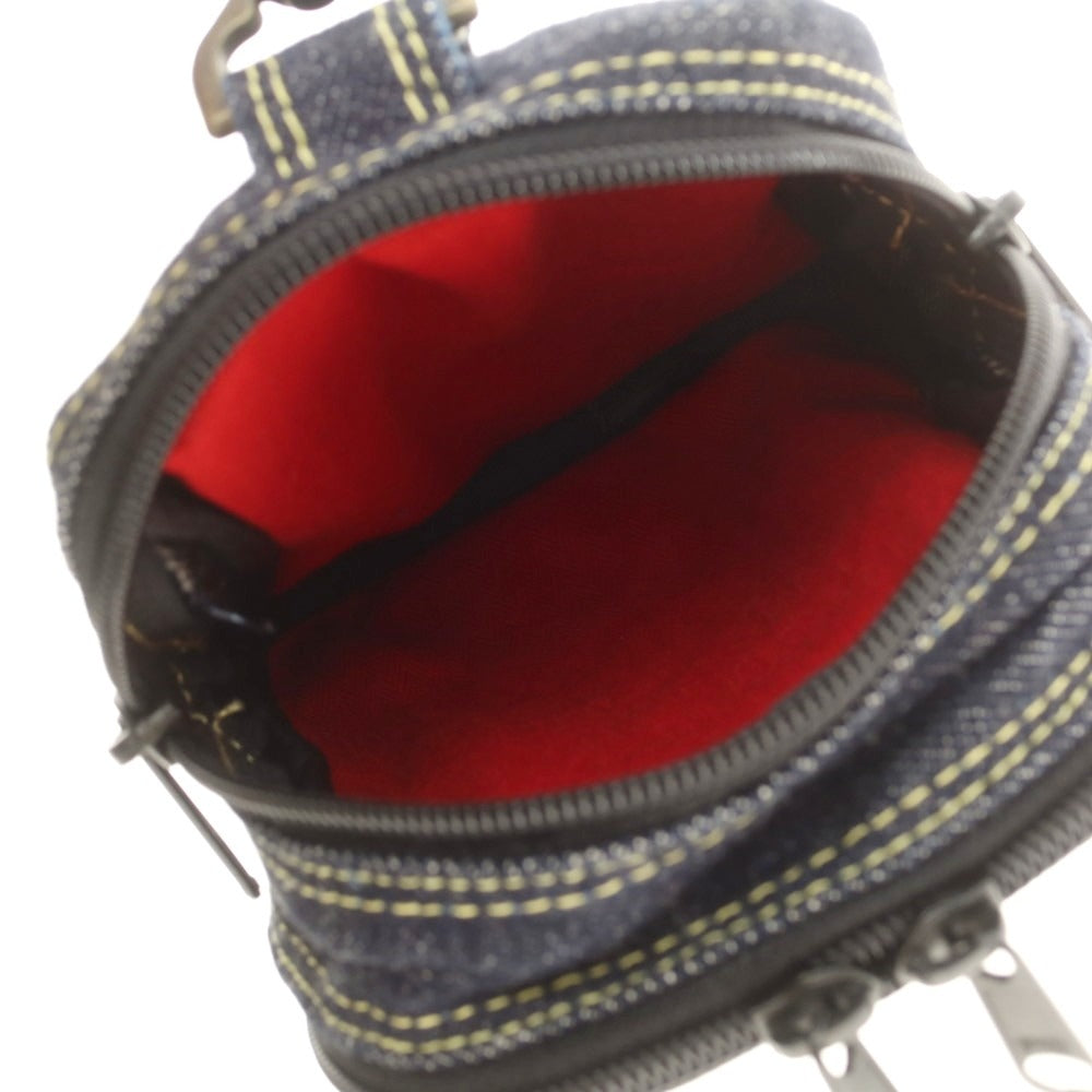 【中古】サムライ ジーンズ SAMURAI JEANS デニム ベルト ポーチ ネイビー【 状態ランクB 】【 メンズ 】