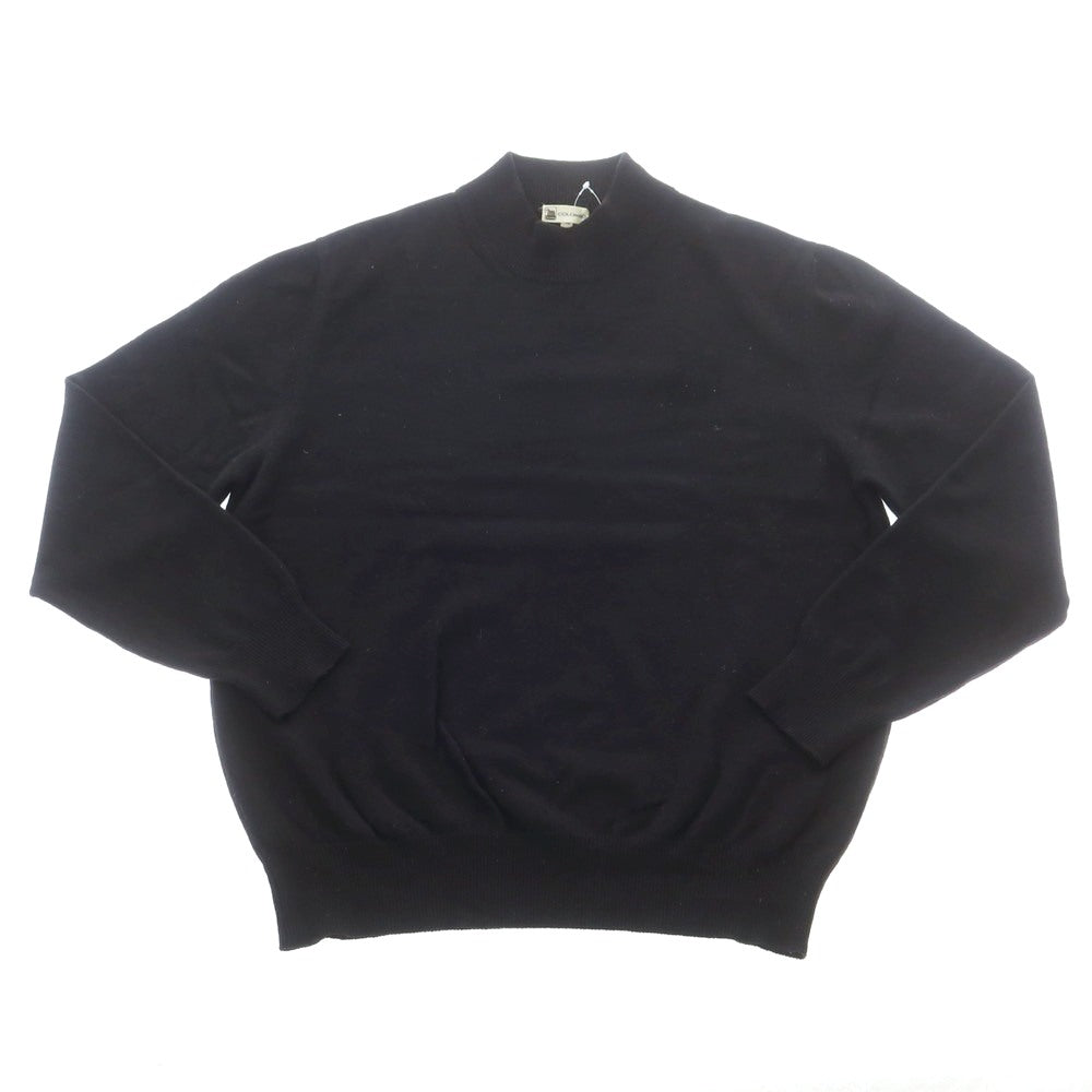 【中古】コロンボ COLOMBO カシミヤ モックネック プルオーバーニット ブラック【 50 】【 状態ランクB 】【 メンズ 】