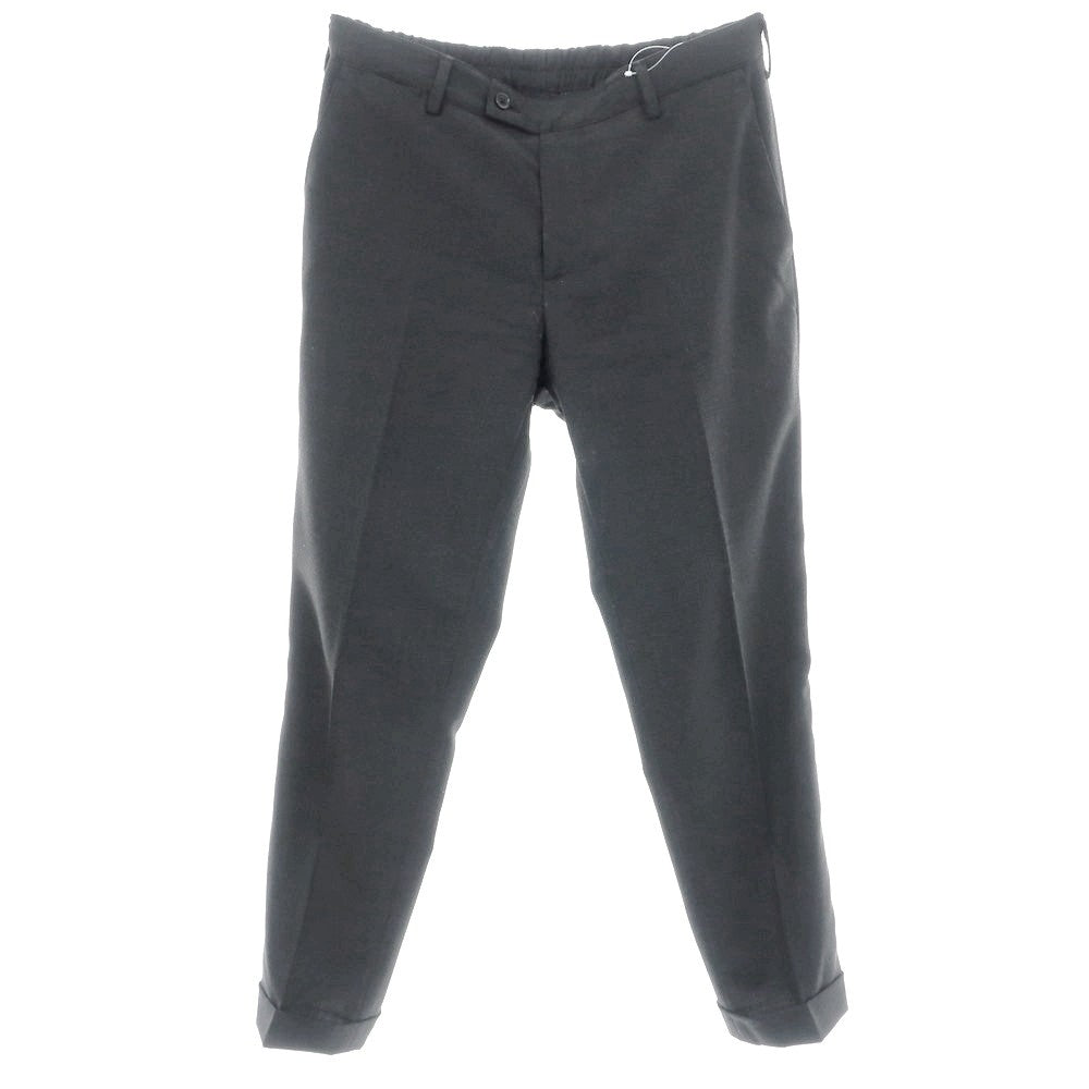 【中古】ラルディーニ LARDINI ストレッチ ポリエステルウール イージースラックスパンツ チャコール【 48 】【 状態ランクD 】【 メンズ 】