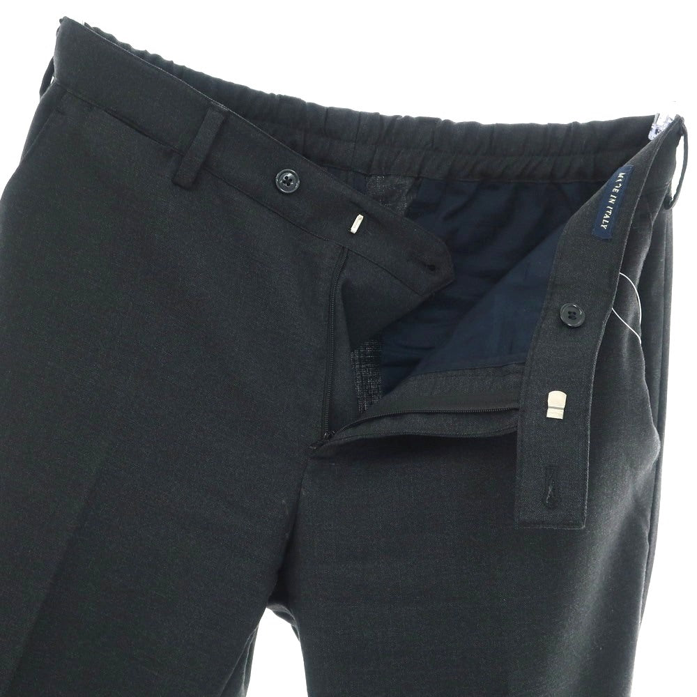 【中古】ラルディーニ LARDINI ストレッチ ポリエステルウール イージースラックスパンツ チャコール【 48 】【 状態ランクD 】【 メンズ 】