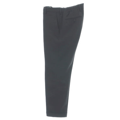 【中古】ラルディーニ LARDINI ストレッチ ポリエステルウール イージースラックスパンツ チャコール【 48 】【 状態ランクD 】【 メンズ 】