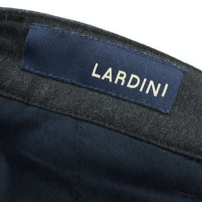 【中古】ラルディーニ LARDINI ストレッチ ポリエステルウール イージースラックスパンツ チャコール【 48 】【 状態ランクD 】【 メンズ 】