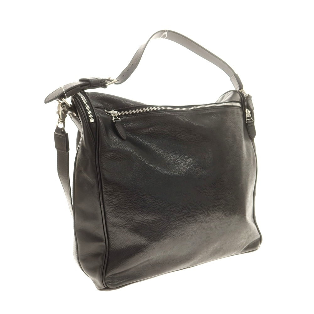 【中古】フェリージ Felisi 12-36 レザー ショルダーバッグ ブラック【 状態ランクB 】【 メンズ 】