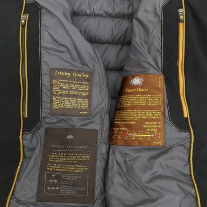 【中古】ムーレー MOORER FILIPPO ストレッチナイロン ダウンジャケット ブラック【 46 】【 状態ランクB 】【 メンズ 】
