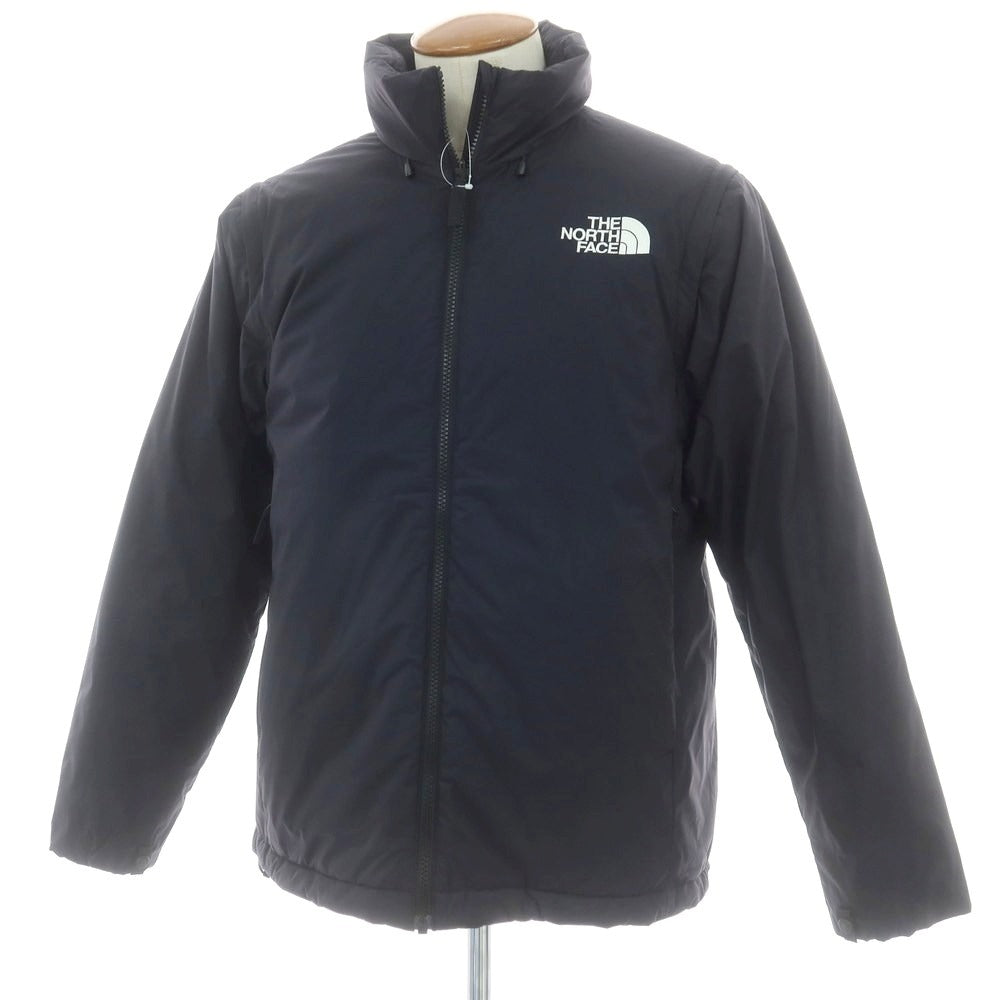 【中古】ザノースフェイス THE NORTH FACE 2WAY ナイロン 中綿ブルゾン ダークネイビー【 M 】【 状態ランクB 】【 メンズ 】