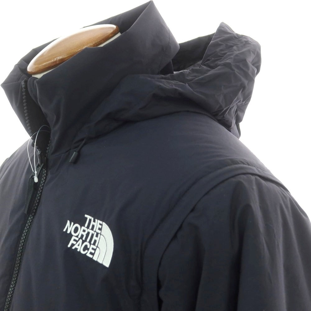 【中古】ザノースフェイス THE NORTH FACE 2WAY ナイロン 中綿ブルゾン ダークネイビー【 M 】【 状態ランクB 】【 メンズ 】