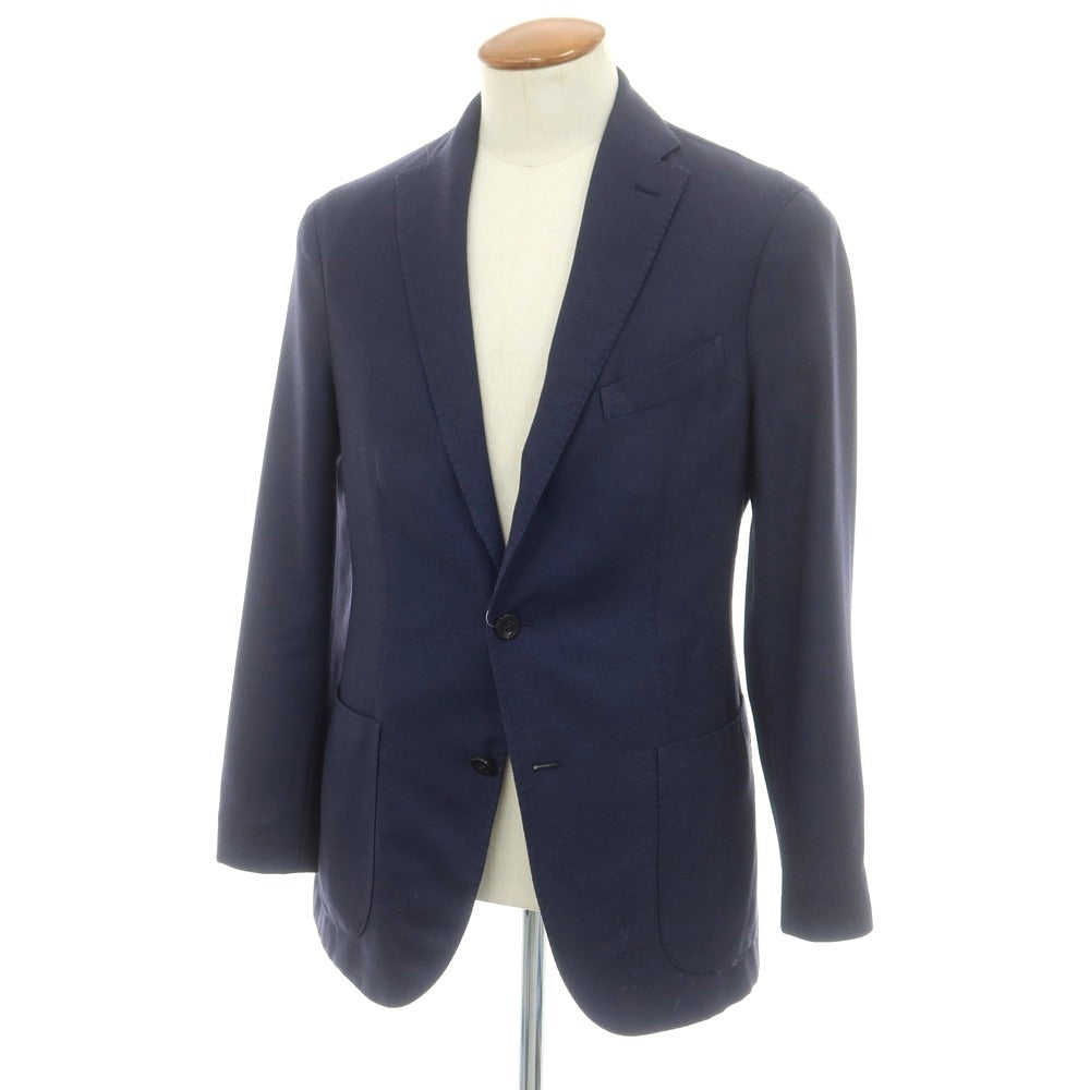【中古】ボリオリ BOGLIOLI K.JACKET ウールシルク テーラードジャケット ネイビー【 46 】【 状態ランクB 】【 メンズ 】
