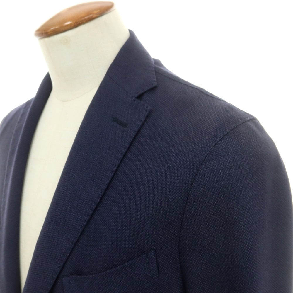 【中古】ボリオリ BOGLIOLI K.JACKET ウールシルク テーラードジャケット ネイビー【 46 】【 状態ランクB 】【 メンズ 】